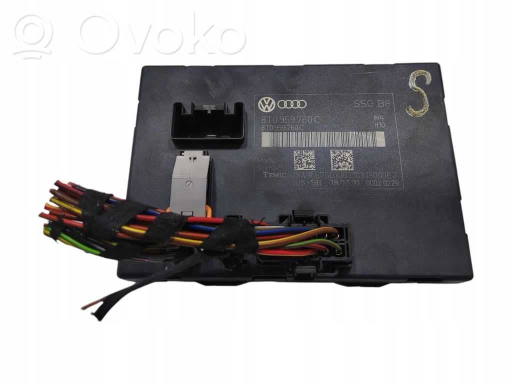 Audi A5 8T 8F Sėdynės valdymo blokas 