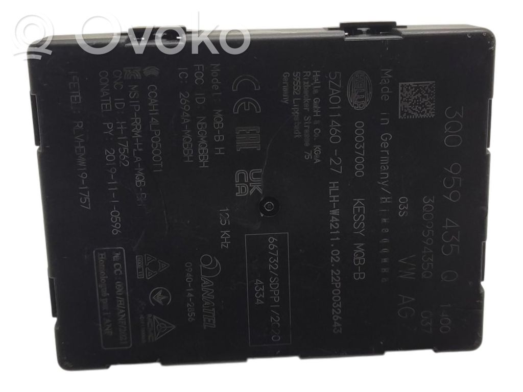 Skoda Fabia Mk4 (6VA) Antenne système sans clé 