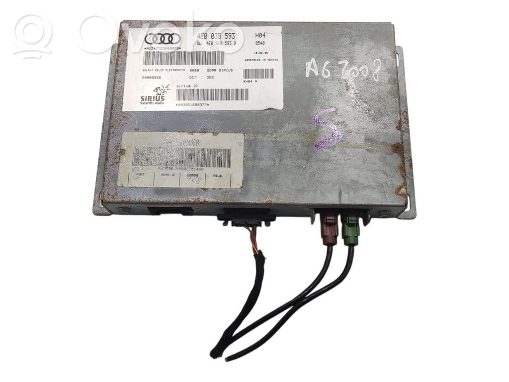 Audi A6 S6 C6 4F Reproductor CD/DVD y unidad de navegación 
