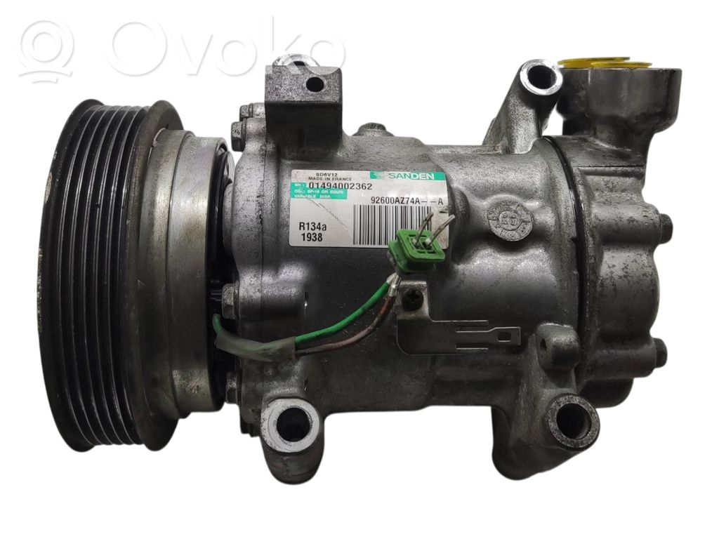 Nissan Juke I F15 Air conditioning (A/C) compressor (pump) 