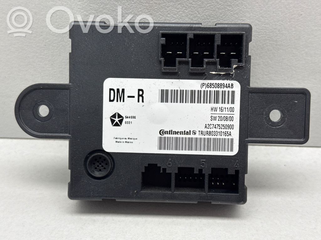 Unité de commande module de porte   68508894AB,A2C7475250900,TRDMB03310165A