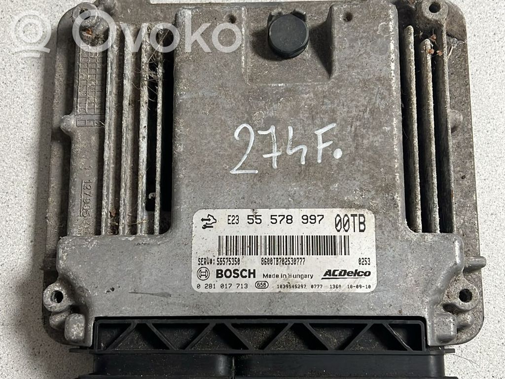 Opel Corsa D Engine control unit/module ECU 