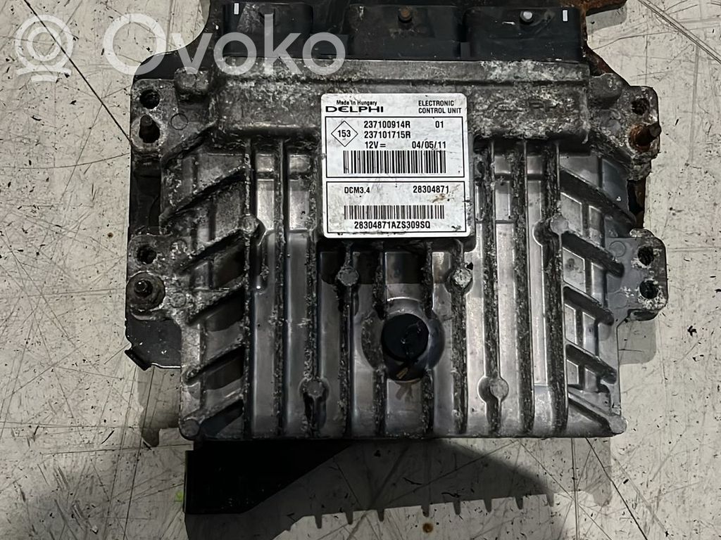 Engine control unit/module ECU   237100914R,237101715R,K9K834
