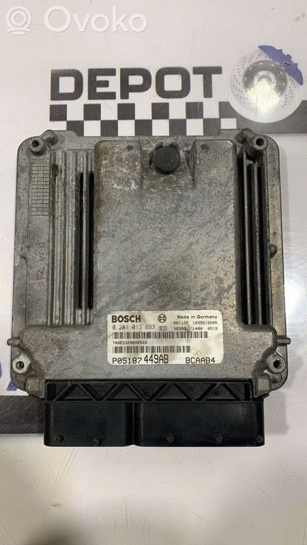 Engine control unit/module ECU   0281013693,BYL