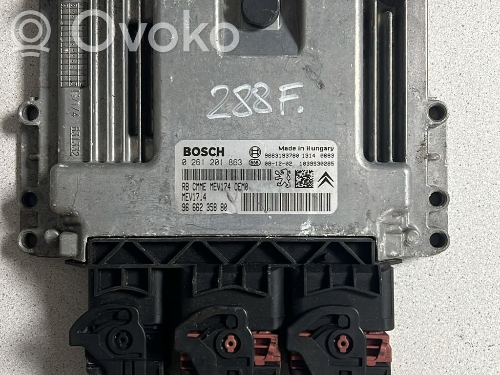 Peugeot 207 Engine control unit/module ECU 