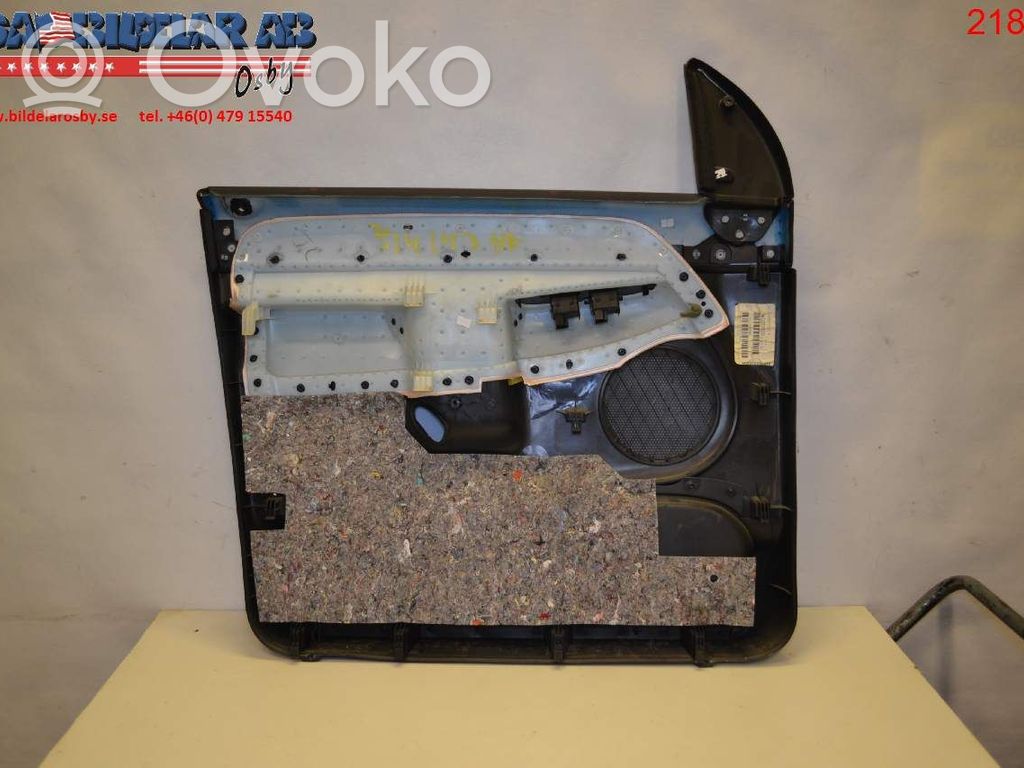 Front door card panel trim