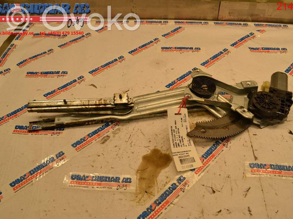 Dodge RAM Front door window regulator with motor 