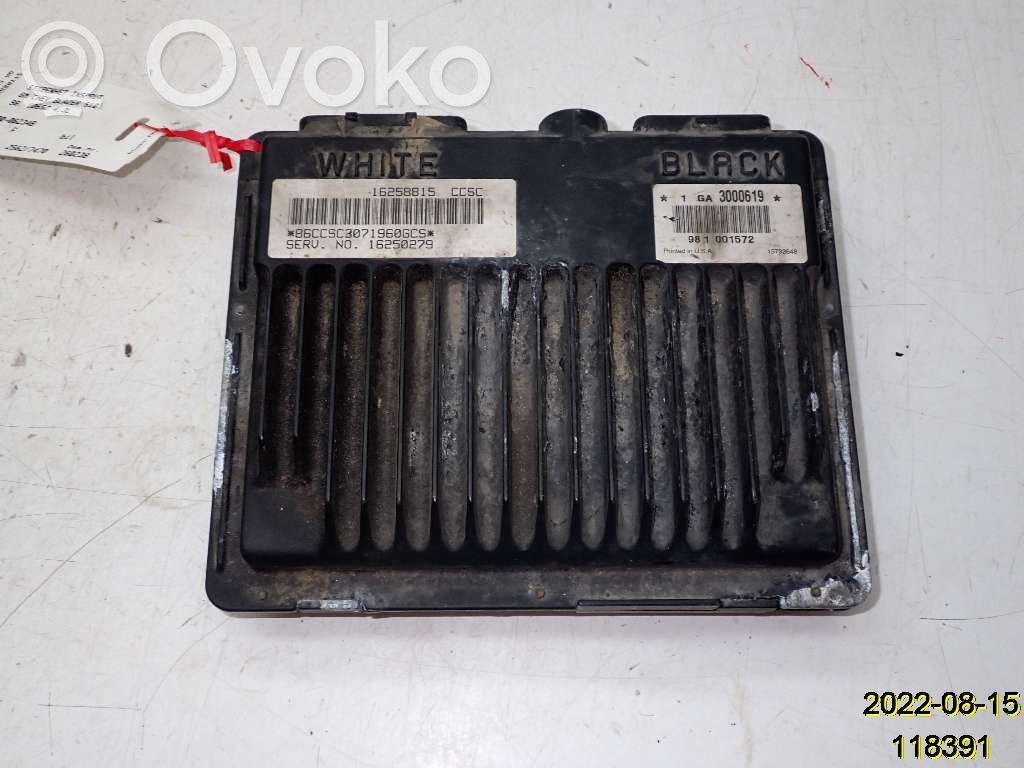 Chevrolet Blazer S10 Injection control unit/module 