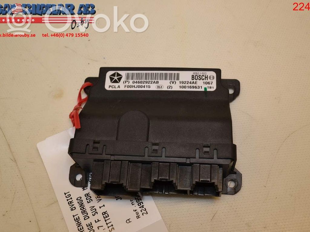 Dodge Durango Unité de commande module de porte 