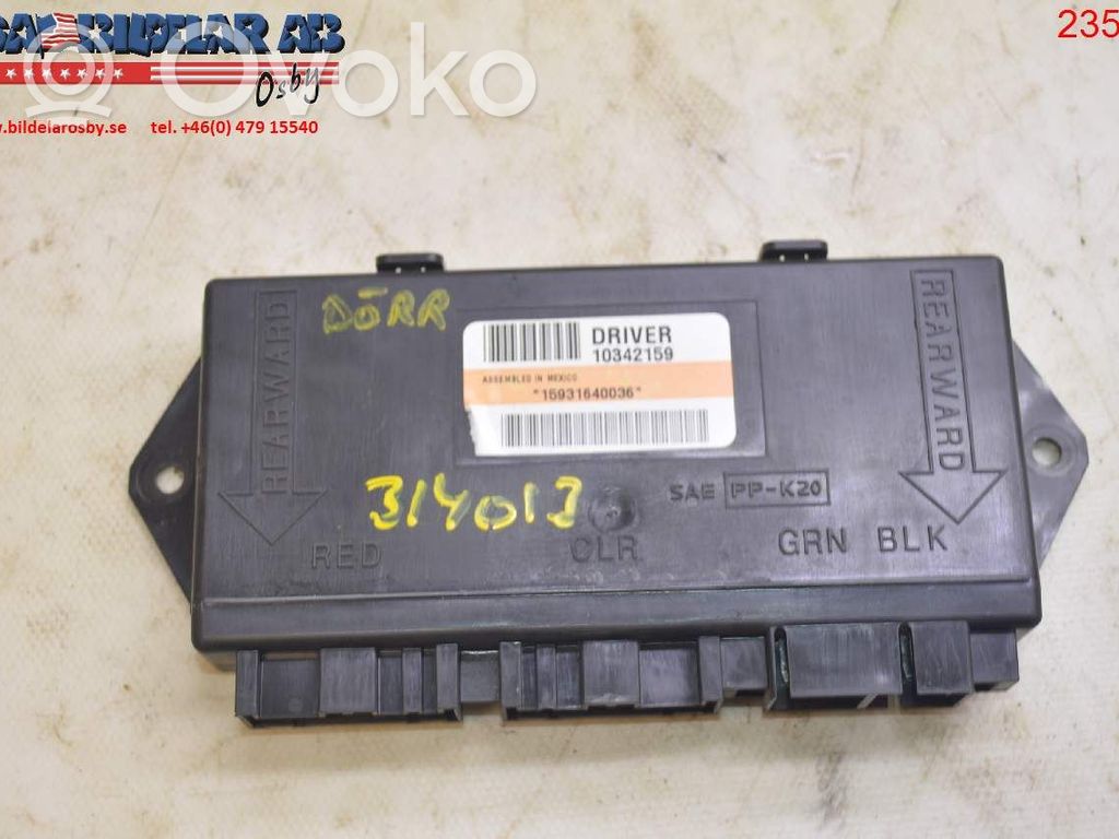 Chevrolet Corvette Door control unit/module 