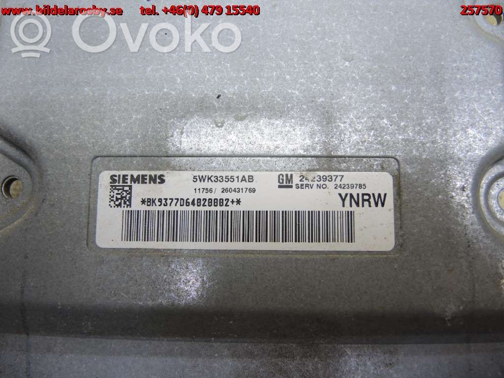 Gearbox control unit/module   24239785,59107237,24239785