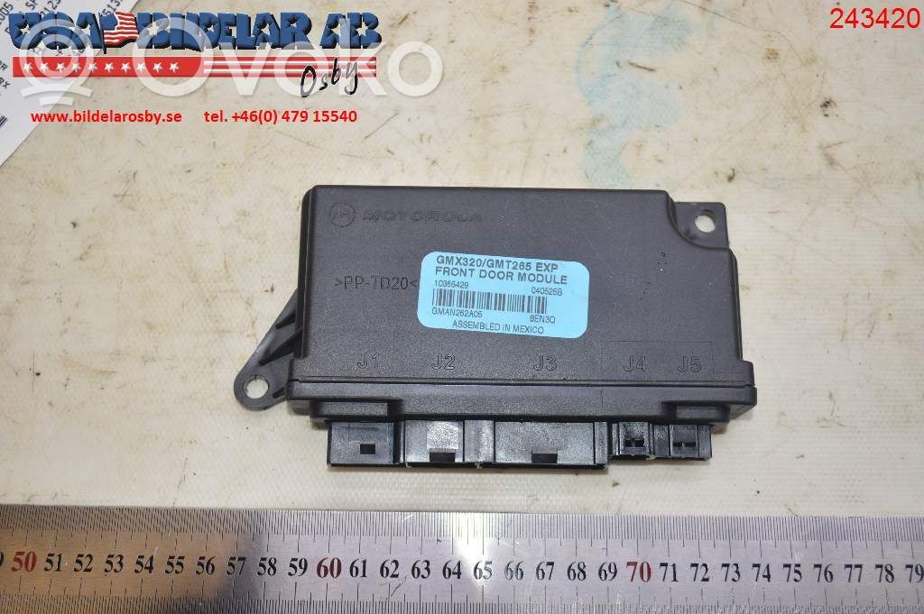 Unité de commande module de porte   10365429,59107123