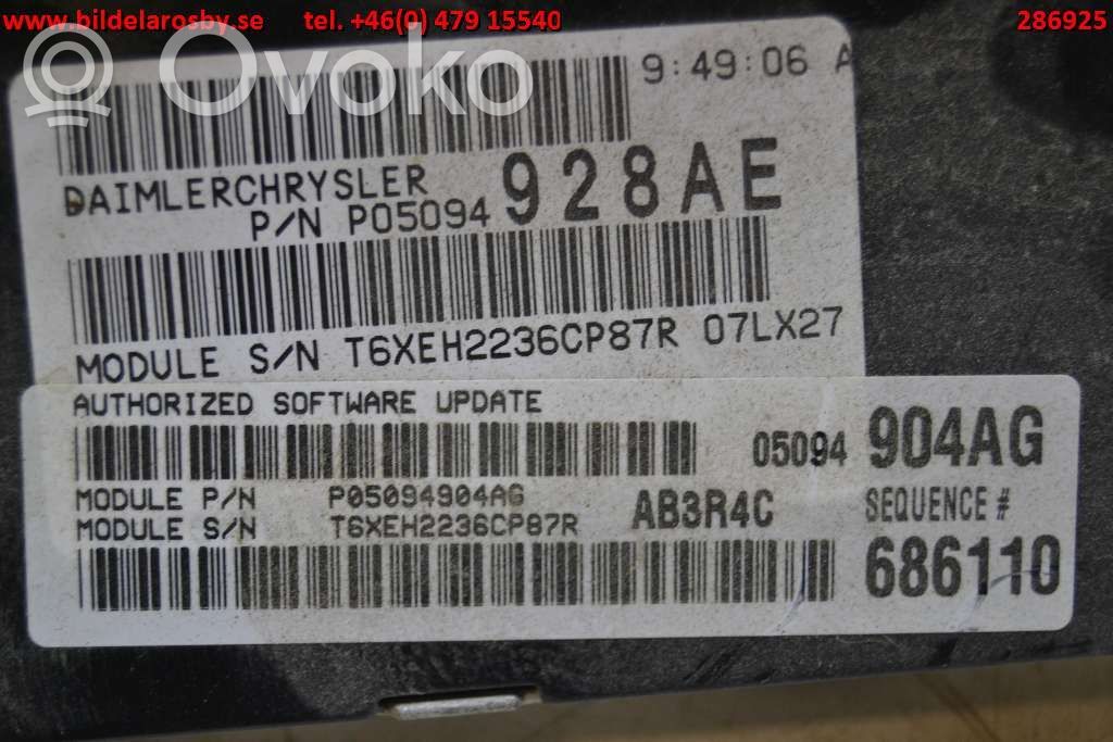 Injection control unit/module   59000762,5094904AG