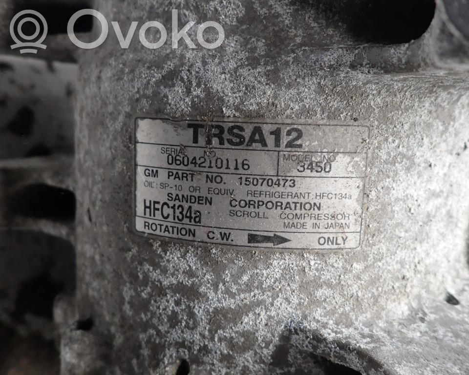 Chevrolet TrailBlazer Compressore aria condizionata (A/C) (pompa) 