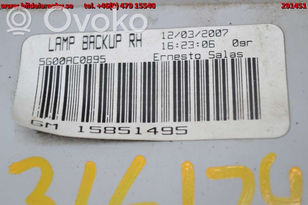 Chevrolet Corvette Reverse light 