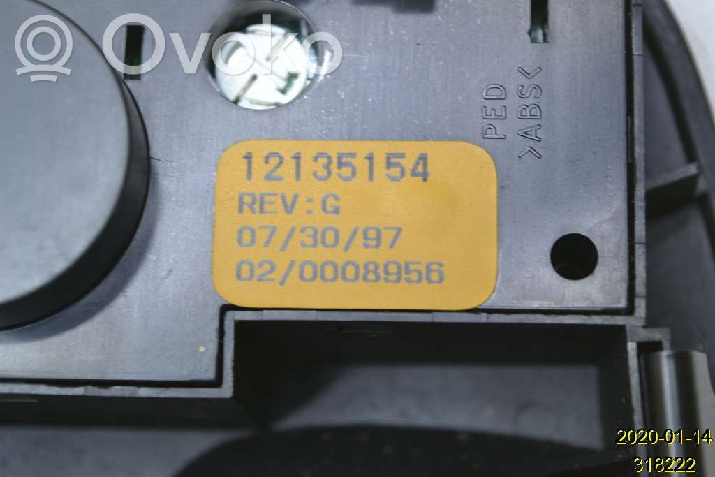 Chevrolet Corvette Traction control (ASR) switch 