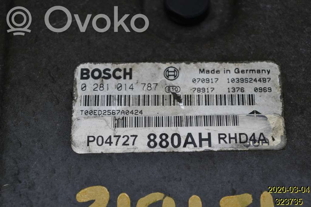 Injection control unit/module   4727880AH