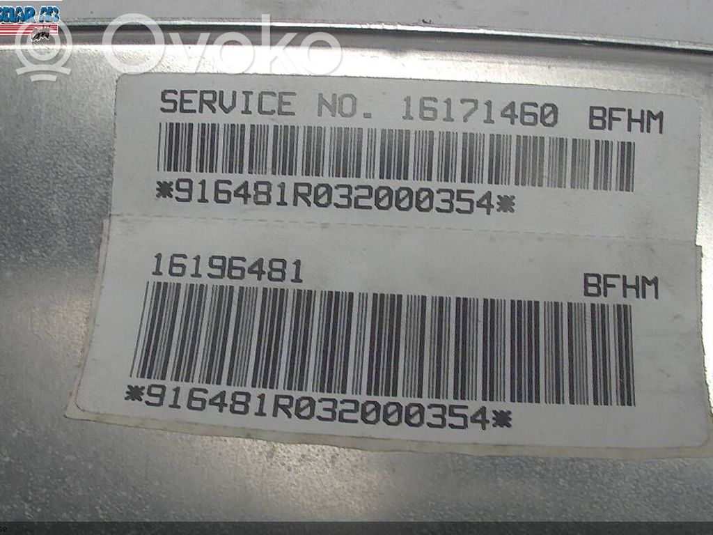 ABS control unit/module   16171460,59106032