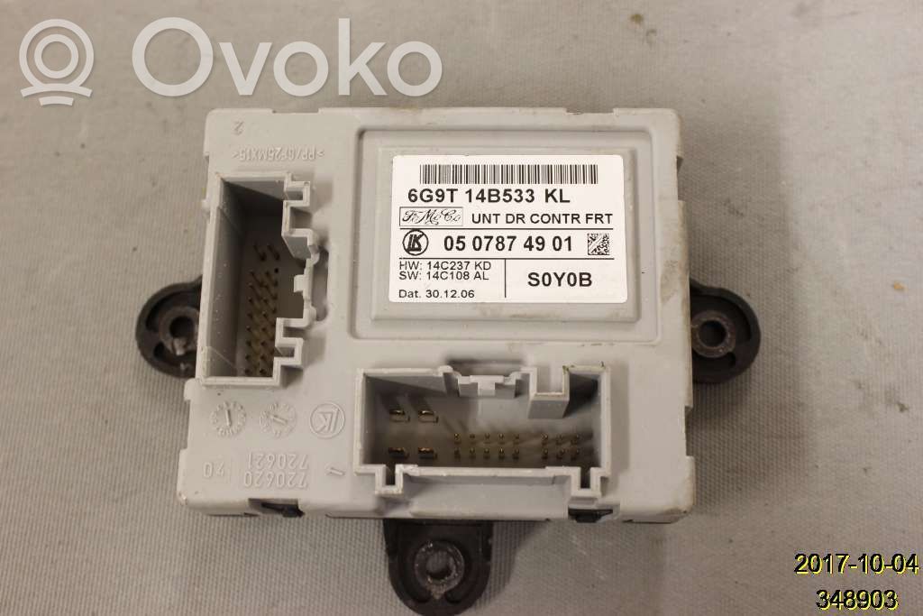 Door control unit/module   31295213,6G9T14B533KL