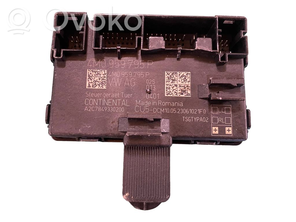Unité de commande module de porte   4M0959795P