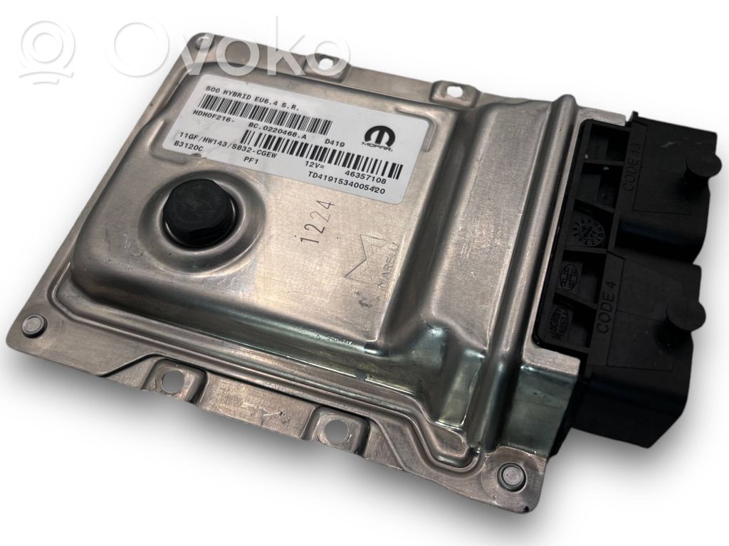 Fiat 500 Engine control unit/module ECU 
