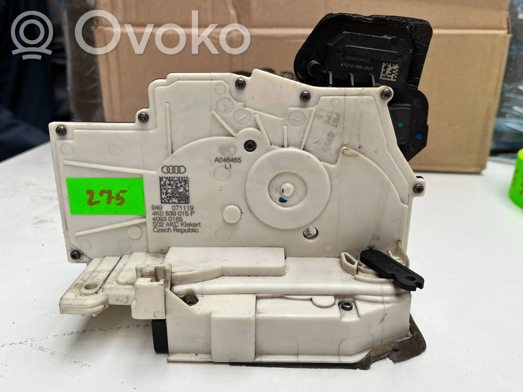 Audi A6 S6 C8 4K Zamek / Zatrzask szyby bagażnika 