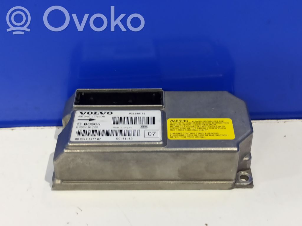 Airbag control unit/module   31295112,0285010729,P31295112