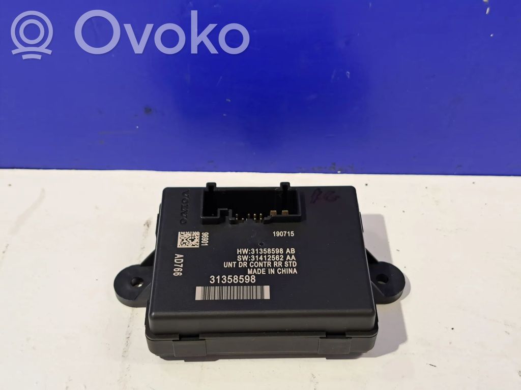 Unité de commande module de porte   31358598,31412562