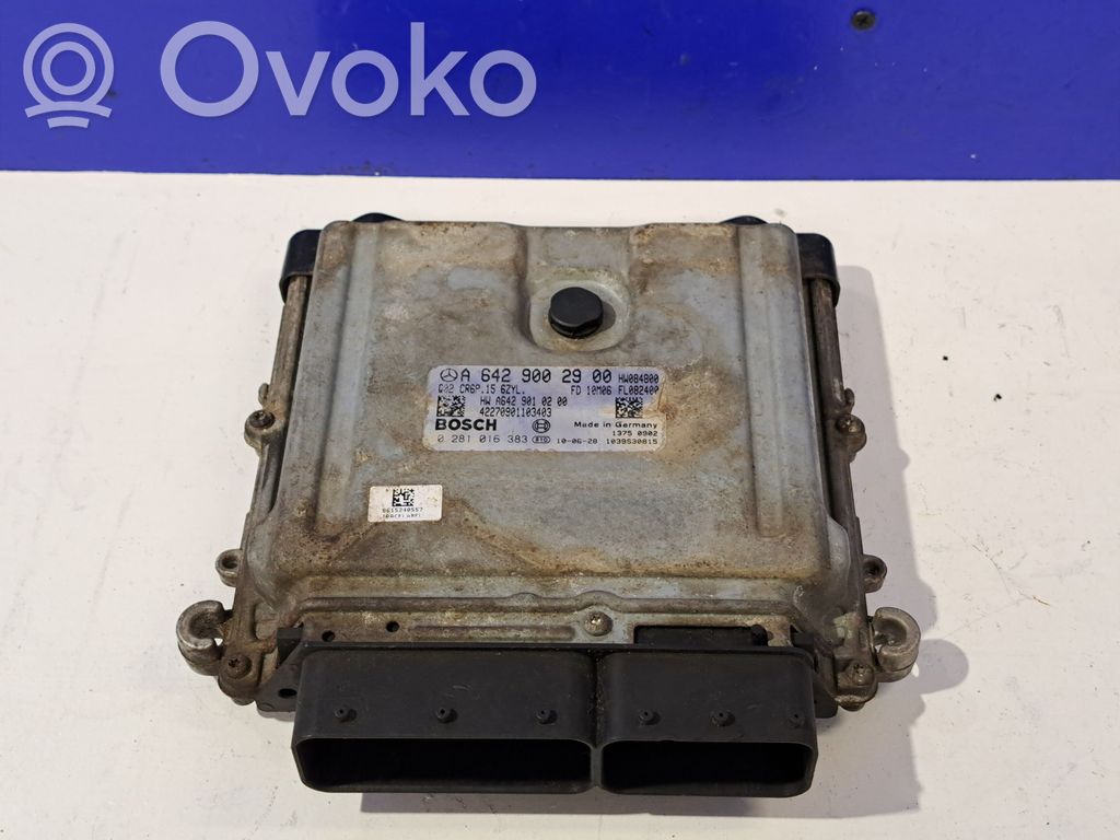 Engine control unit/module   A6429002900,0281016383,A6429010200
