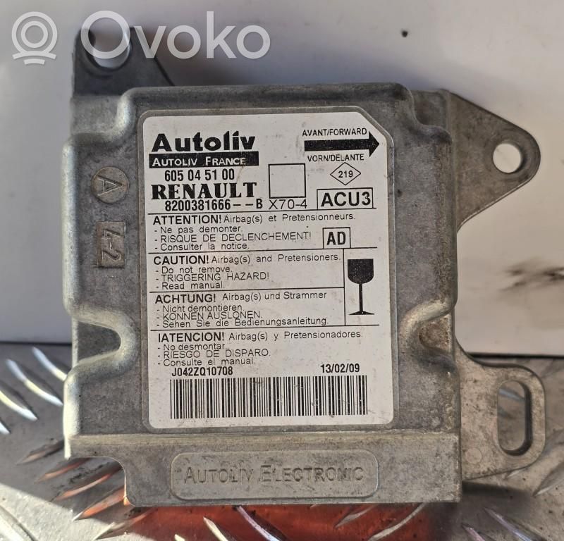 Renault Master II Airbag control unit/module 