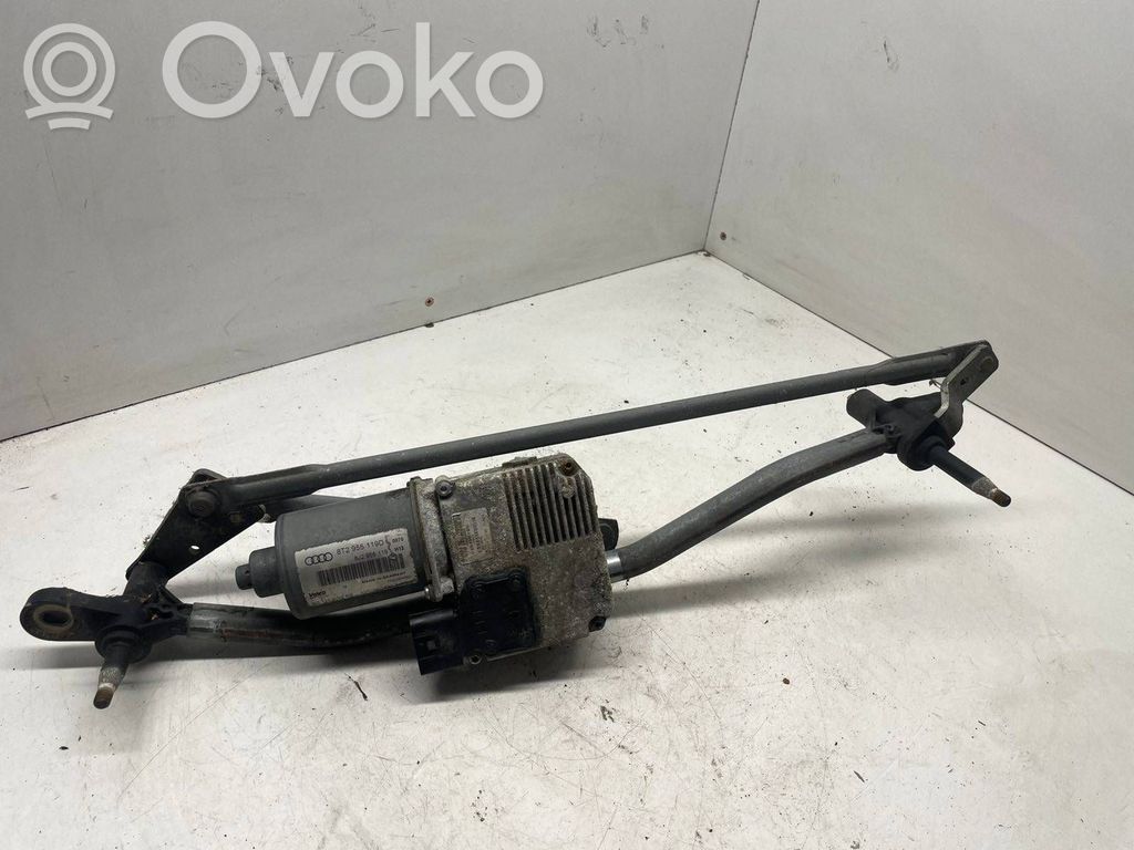Audi A5 8T 8F Mechanizm i silniczek wycieraczek szyby przedniej / czołowej 