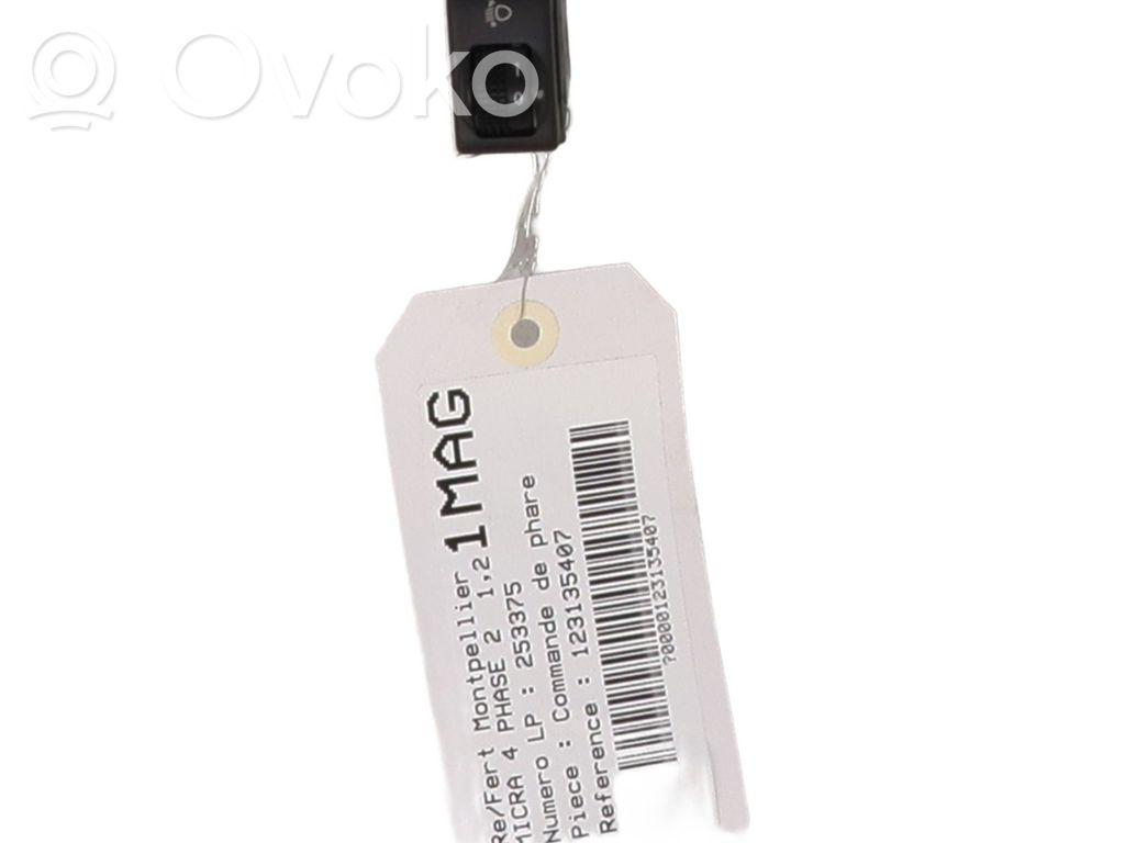Nissan Micra Interruptor de luz 