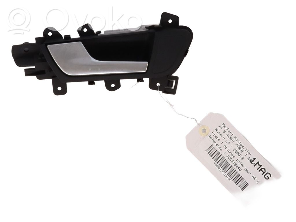 Audi A4 S4 B8 8K Manecilla interna puerta trasera 