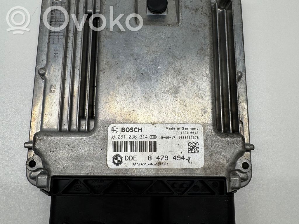 BMW 4 F36 Gran coupe Unitate/modul de control motor 