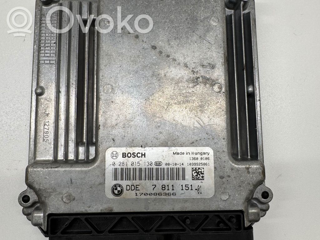 BMW 5 E60 E61 Engine control unit/module 