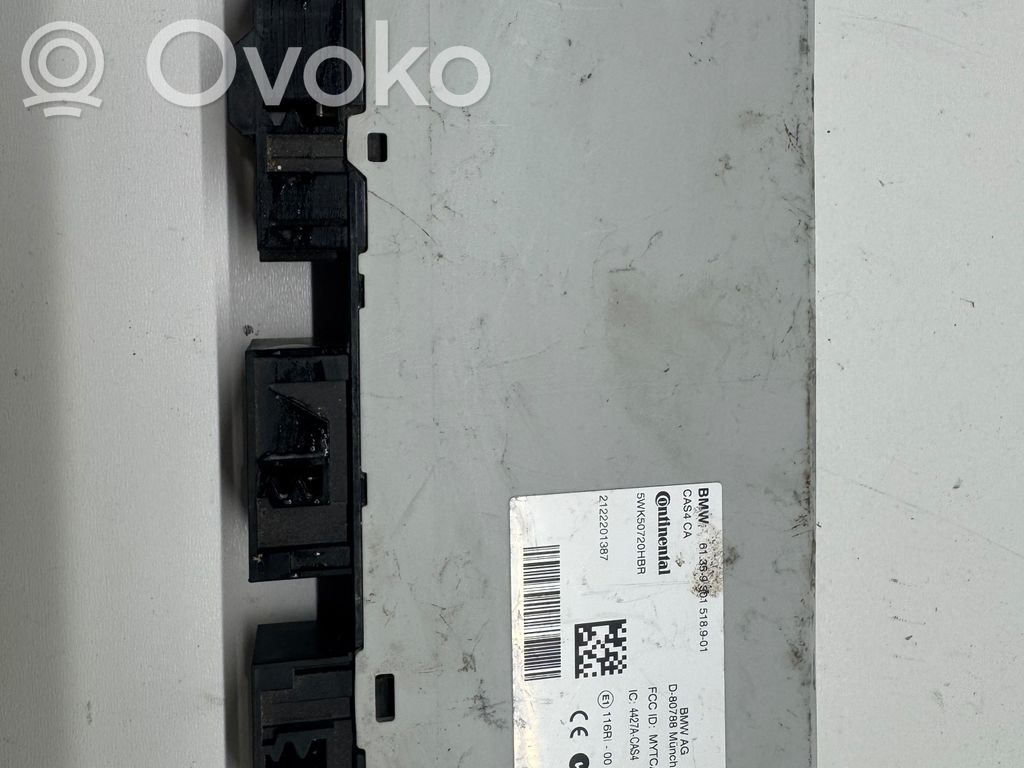 BMW 7 F01 F02 F03 F04 Moduł / Sterownik CAS 