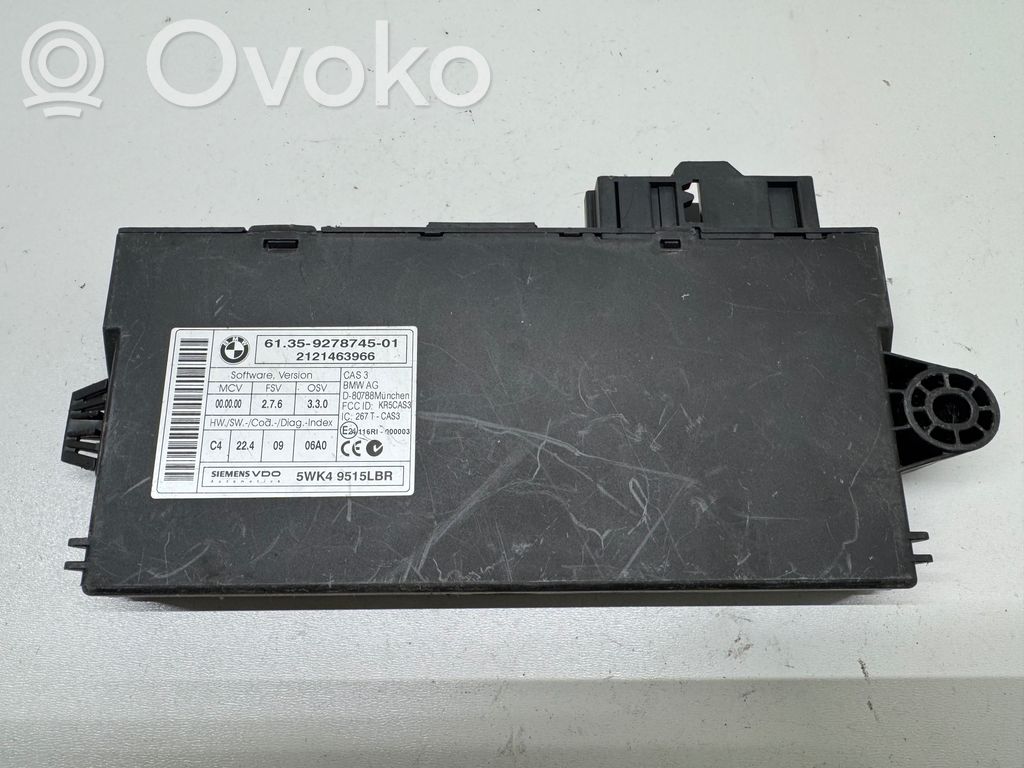 BMW 3 E90 E91 CAS control unit/module 