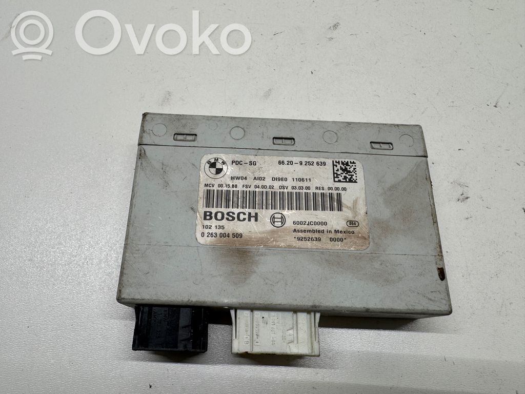 Pysäköintitutkan (PCD) ohjainlaite/moduuli   9252639,6002JC0000,0263004509