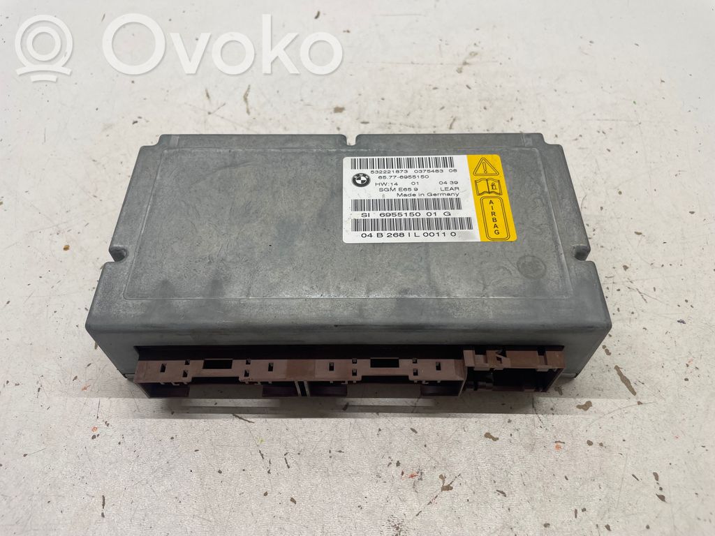 BMW 7 E65 E66 Turvatyynyn ohjainlaite/moduuli 