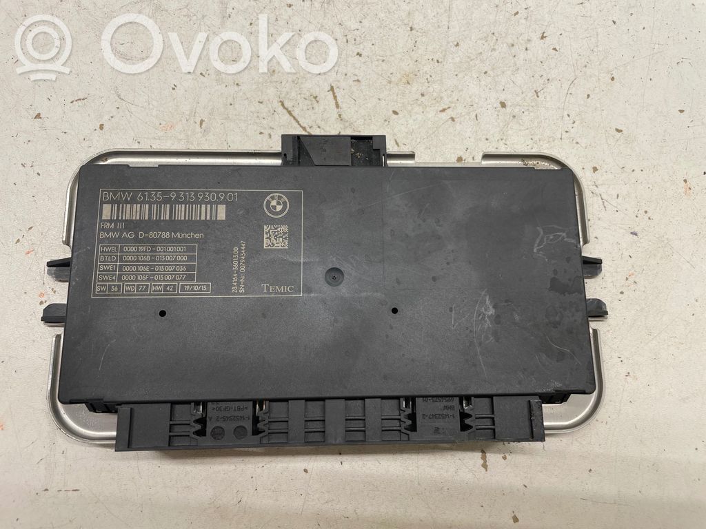 BMW 5 F10 F11 Sterownik / Moduł świateł LCM 