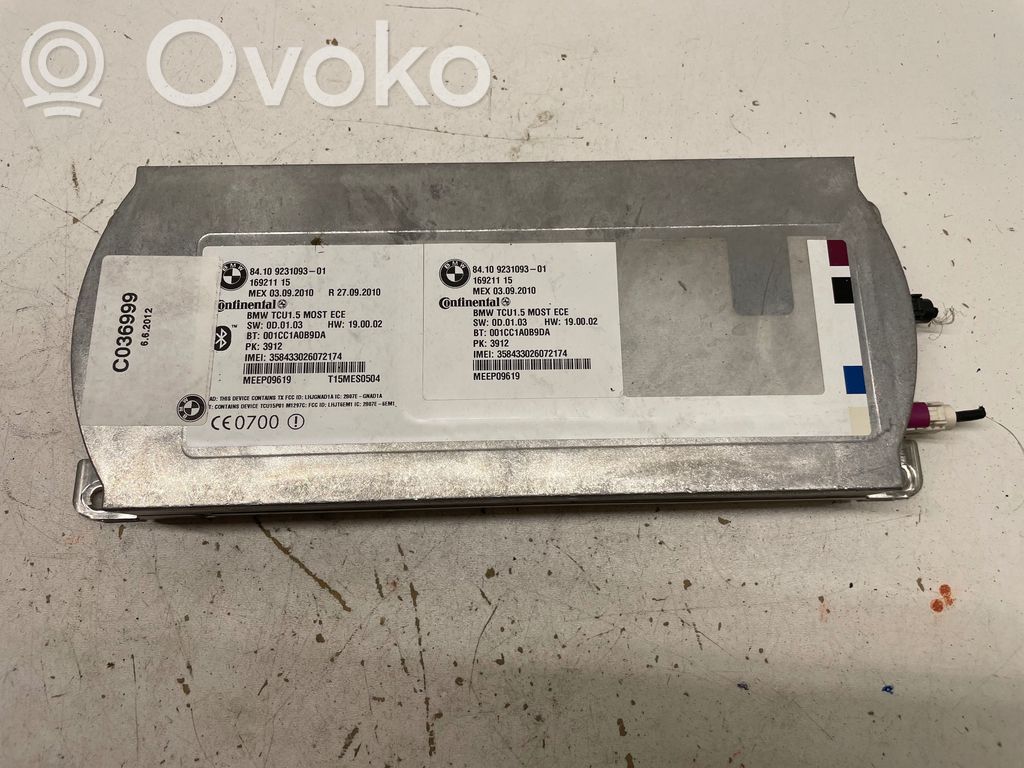 BMW 3 E90 E91 Moduł / Sterownik Bluetooth 
