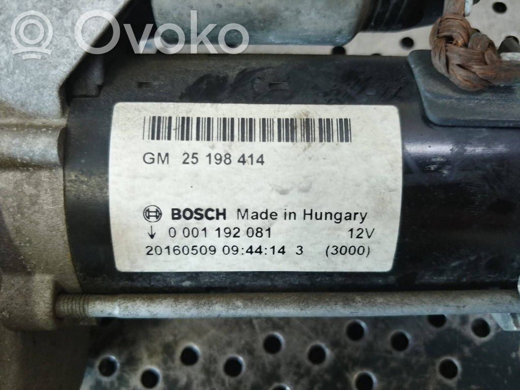 Opel Corsa E Rozrusznik 