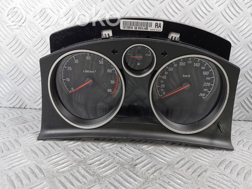Opel Astra H Speedometer (instrument cluster) 