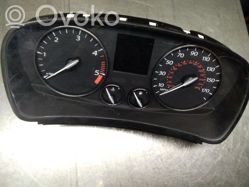 Renault Laguna III Spidometras (prietaisų skydelis) 