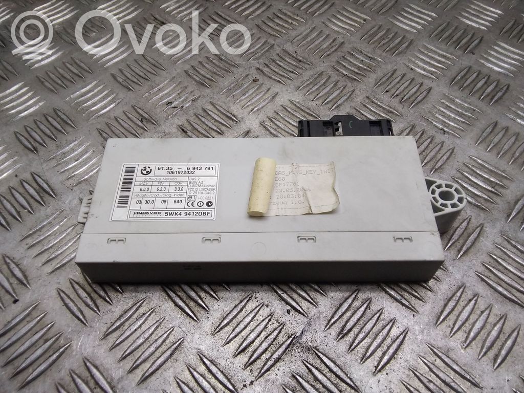 BMW 5 E60 E61 CAS control unit/module 