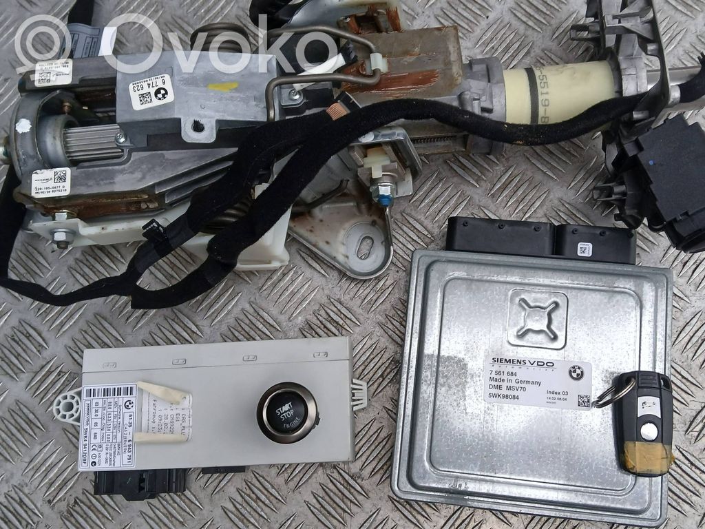 Engine ECU kit and lock set   7561684,MSV70,5WK98084