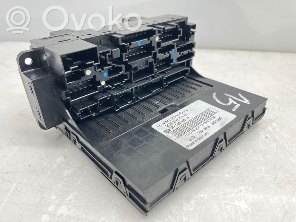 Mercedes-Benz CLK A209 C209 Modul siguranțe 
