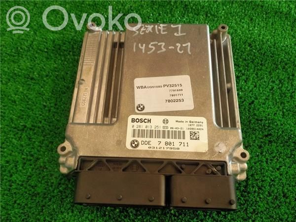 BMW 1 E81 E87 Unidad de control/módulo ECU del motor 