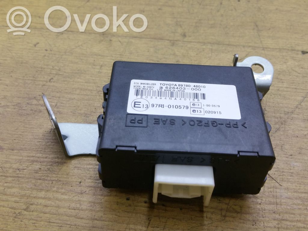 Lexus RX 300 Immobilizer control unit/module 