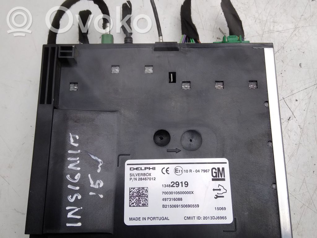 Opel Insignia A GPS navigation control unit/module 